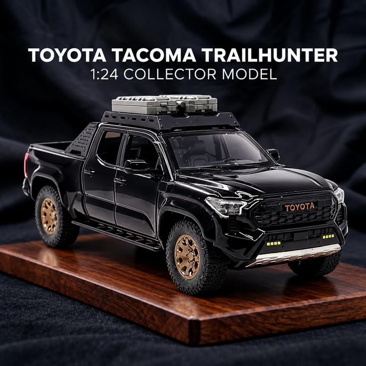 2024 Toyota Tacoma Trailhunter 1:24 die-cast in black