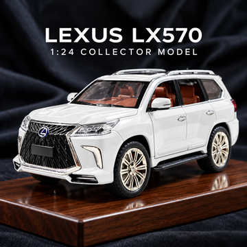 Lexus LX570 1:24 die-cast model in white