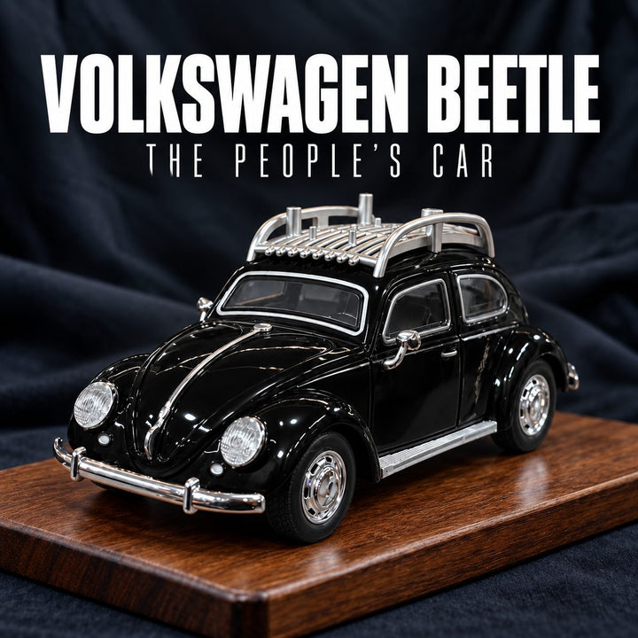Volkswagen Beetle Foxy | 1:24 Collector Die-Cast | Black Finish