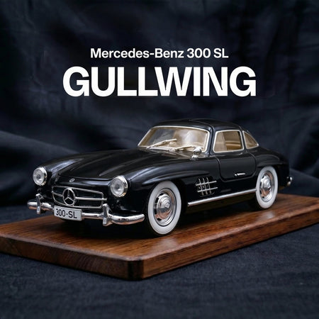 Mercedes 300 SL Gullwing | 1:24 Collector Die-Cast | Black Finish