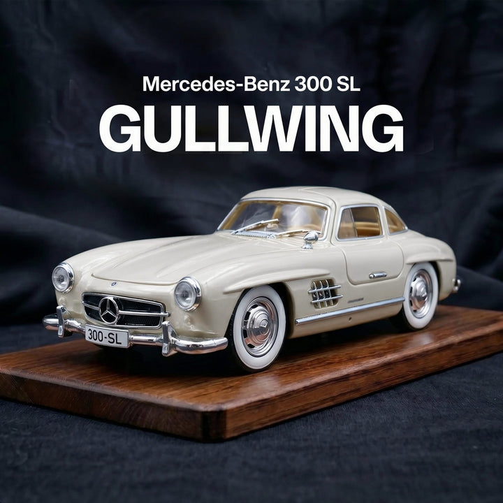 Mercedes 300 SL Gullwing | 1:24 Collector Die-Cast | White Finish