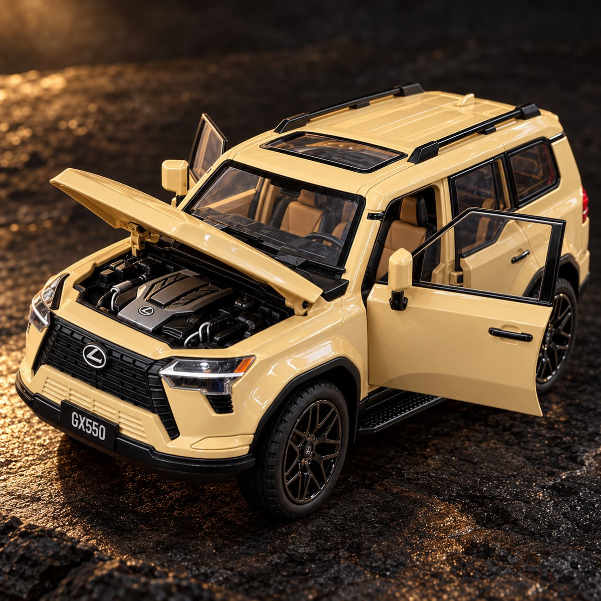 Lexus GX550 die-cast with opening hood and doors