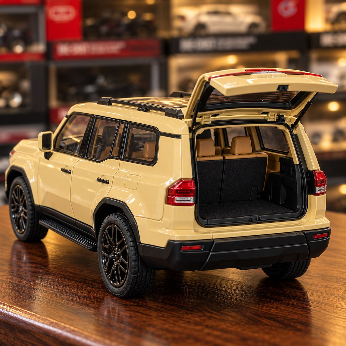 Lexus GX550 die-cast with open rear cargo hatch