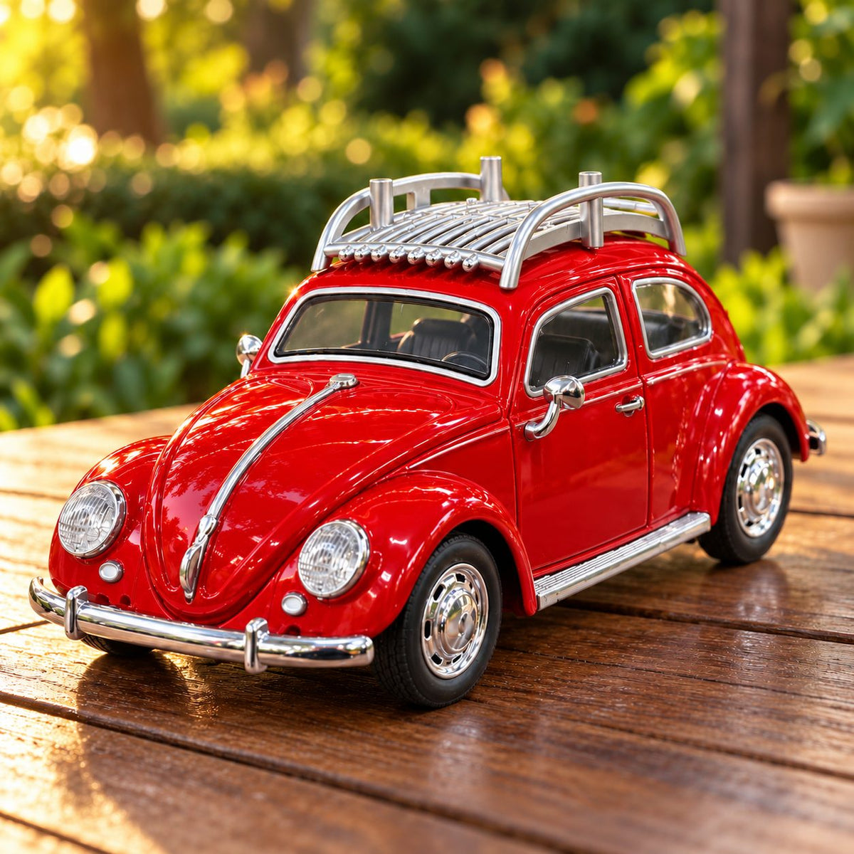 Volkswagen Beetle Foxy | 1:24 Collector Die-Cast | Red Finish