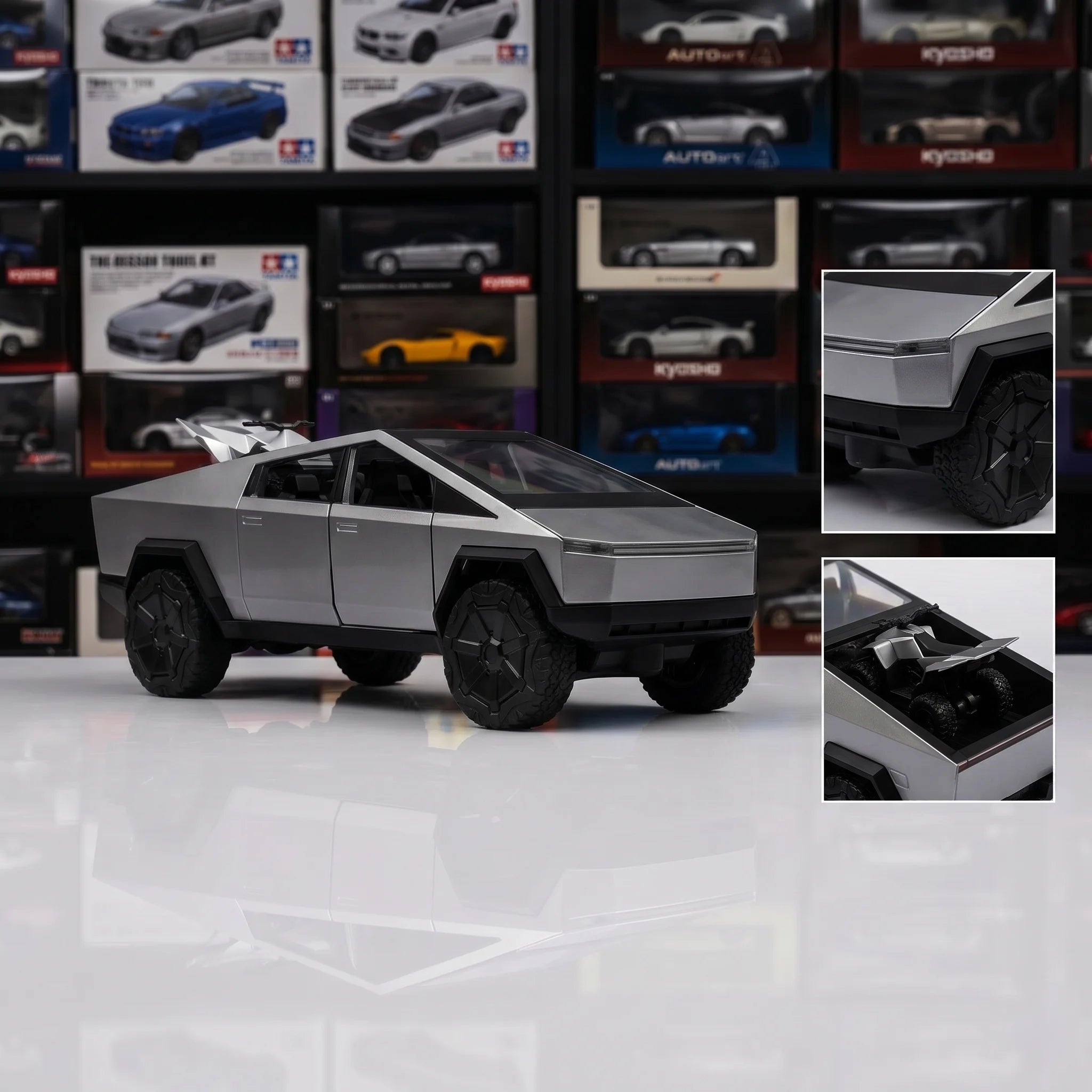 Tesla Cybertruck | 1:24 Collector Die-Cast | Grey Finish