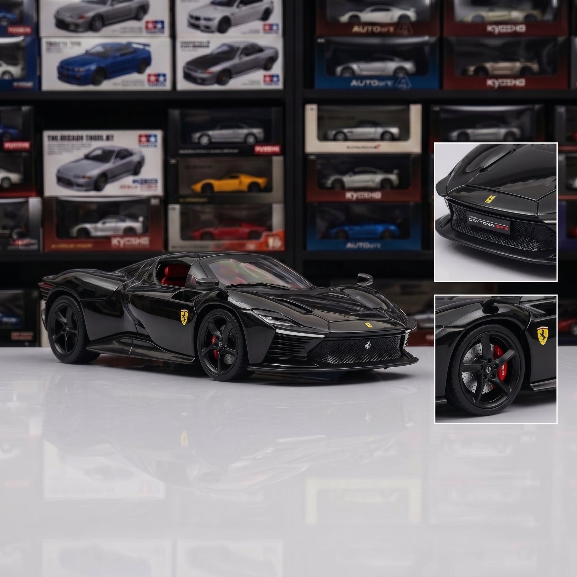 Ferrari Daytona | 1:22 Collector Die-Cast | Black Finish