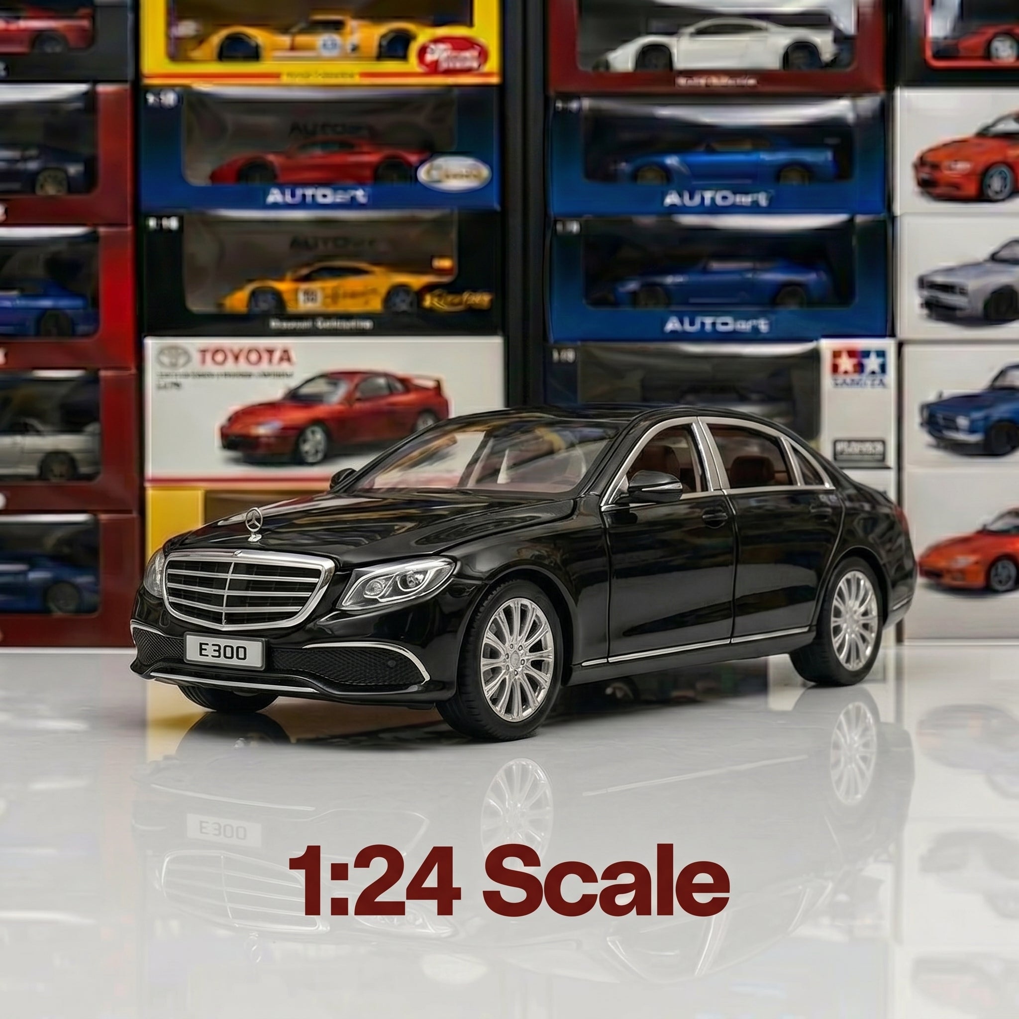 E300 | 1:24 Collector Die-Cast | Black Finish