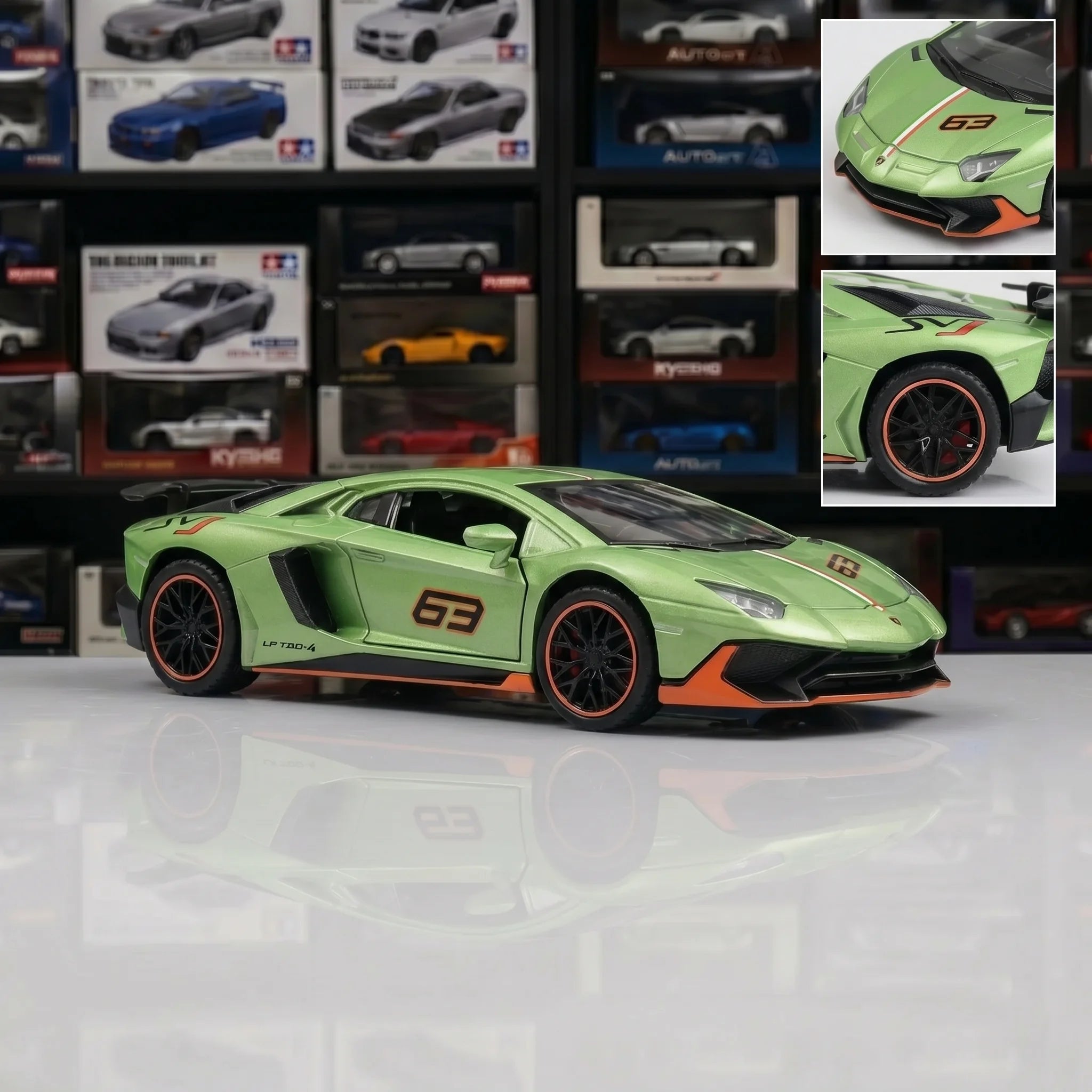 Lamborghini Aventador SVJ | 1:24 Collector Die-Cast | Mantis Green Finish
