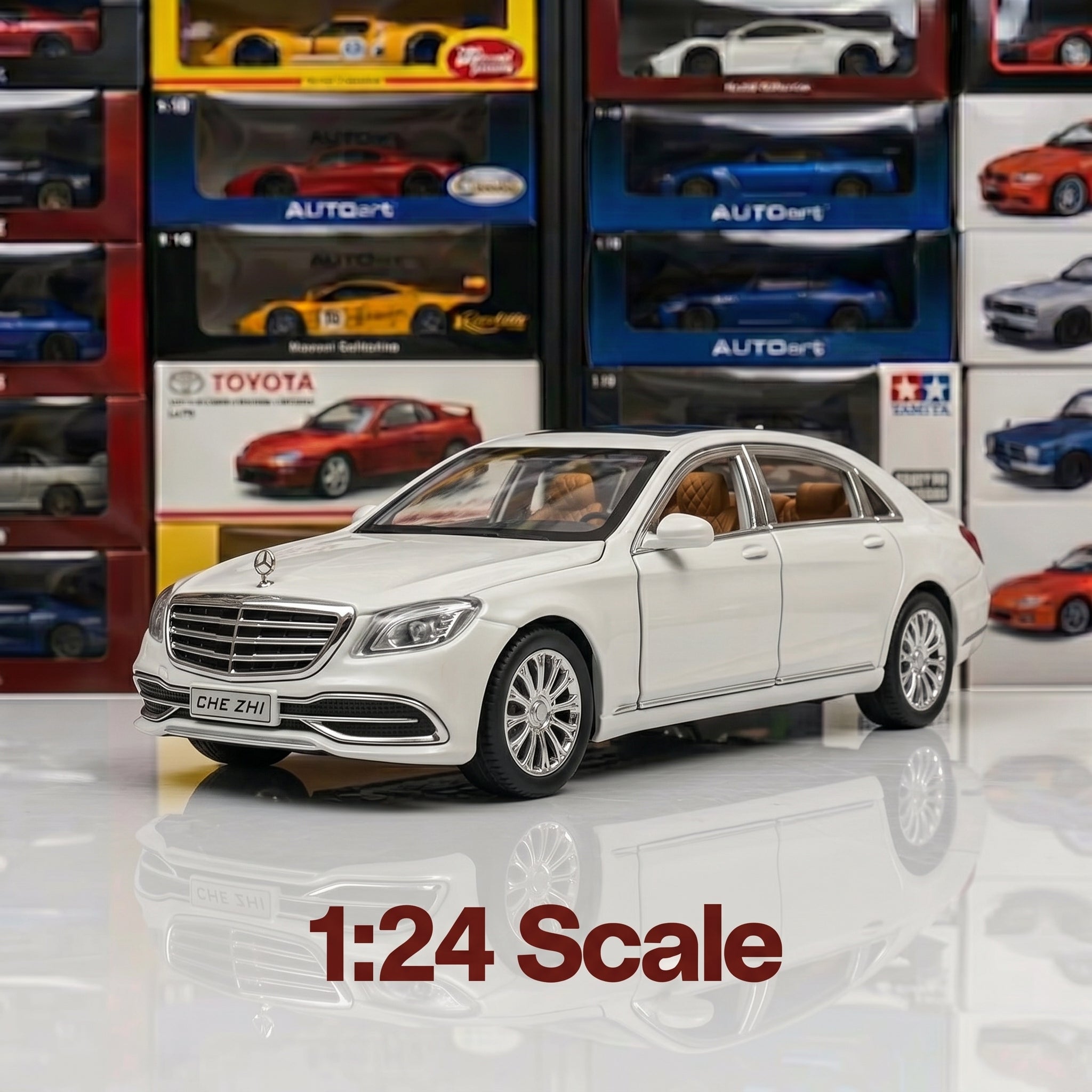 E300 | 1:24 Collector Die-Cast | White Finish