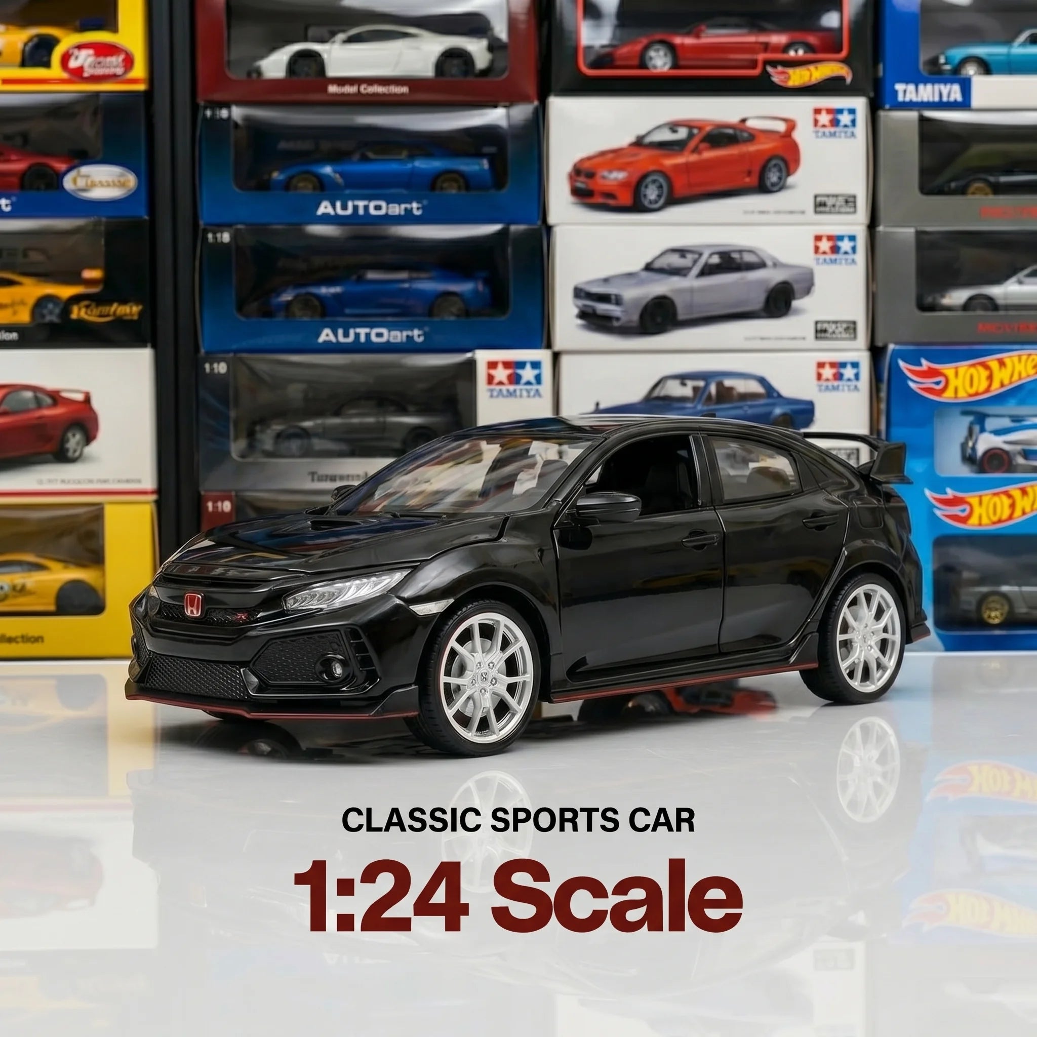 Civic Type R | 1:24 Collector Die-Cast | Black Finish