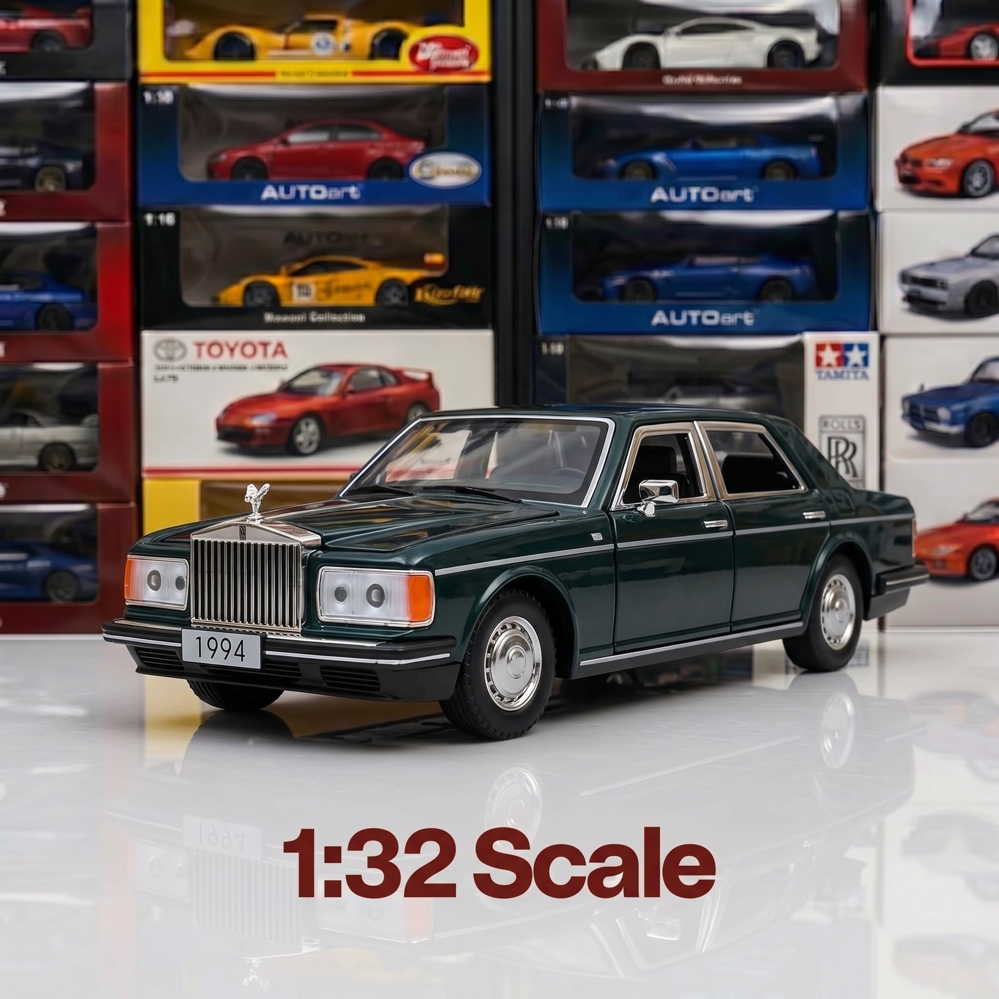 1994 Rolls-Royce | 1:32 Collector Die-Cast | Green Finish