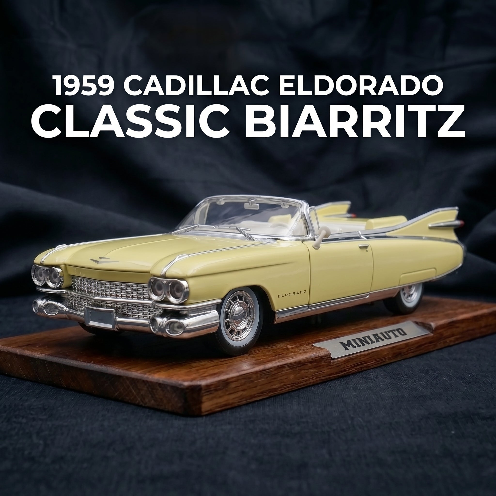 Cadillac Eldorado | 1:24 Collector Die-Cast | Yellow Finish