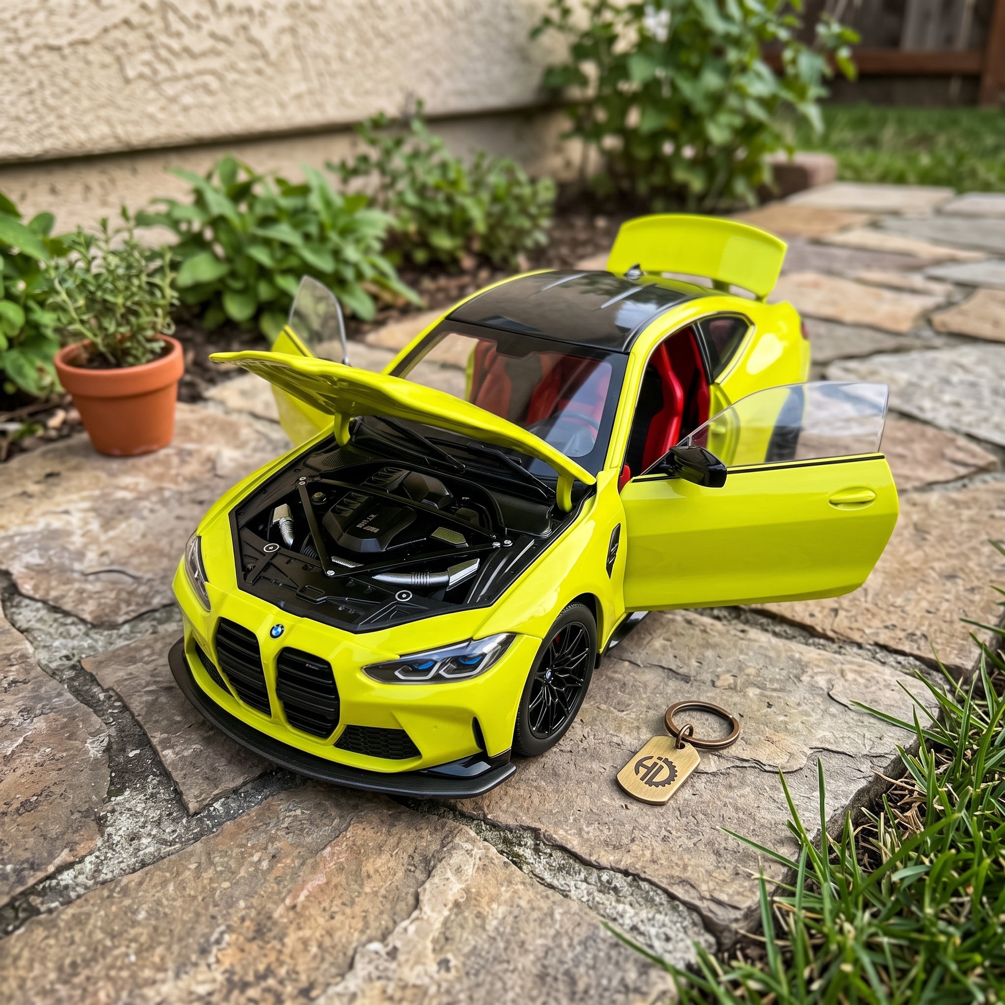 BMW M4 G82 | 1:24 Collector Die-Cast | Yellow Finish