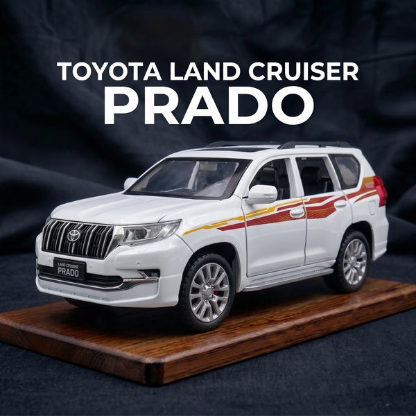 Toyota Land Cruiser Prado | 1:24 Collector Die-Cast | White Finish