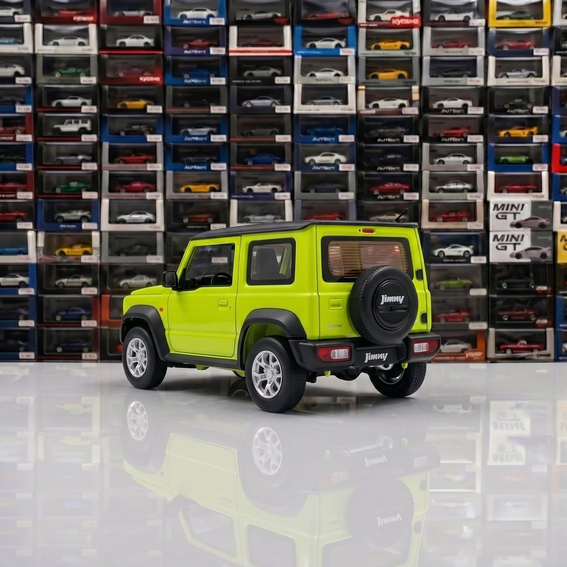Suzuki Jimny | 1:18 Officially Licensed Die-Cast | Neon Green Finish