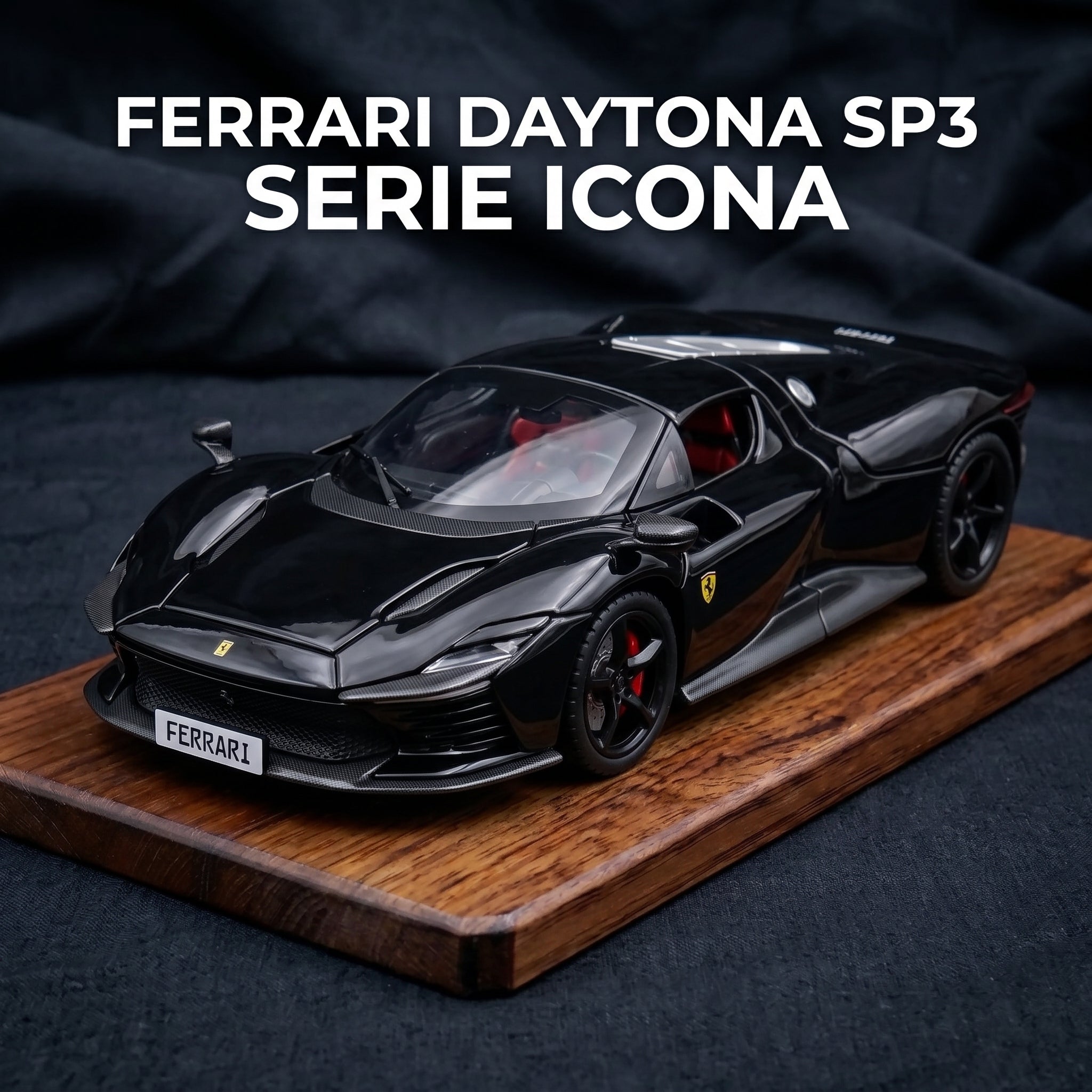 Ferrari Daytona | 1:22 Collector Die-Cast | Black Finish