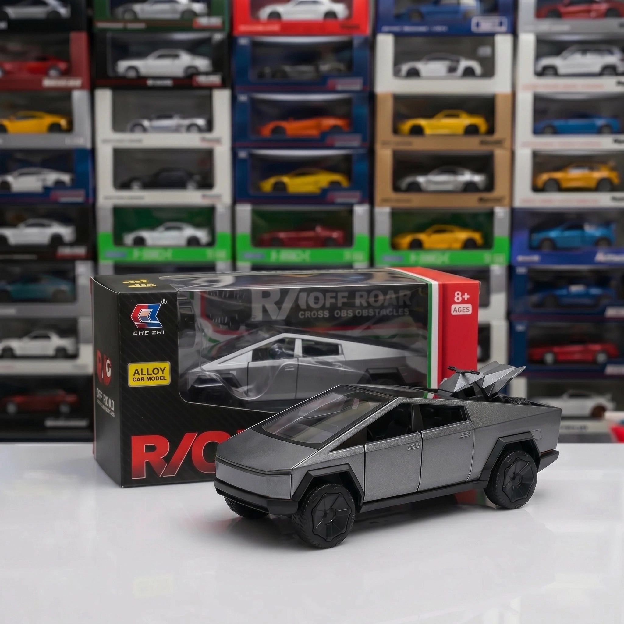 Tesla Cybertruck | 1:24 Collector Die-Cast | Grey Finish