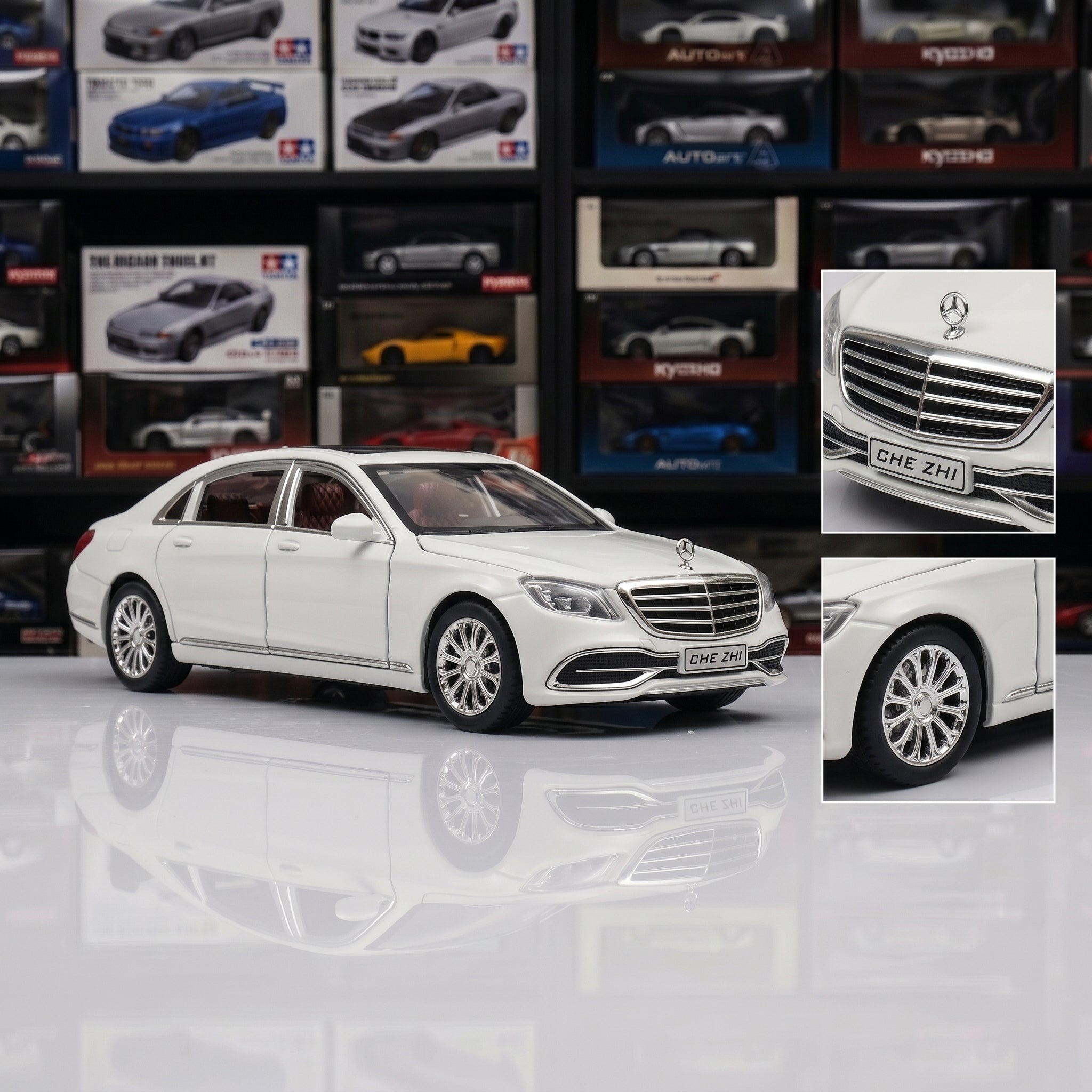E300 | 1:24 Collector Die-Cast | White Finish