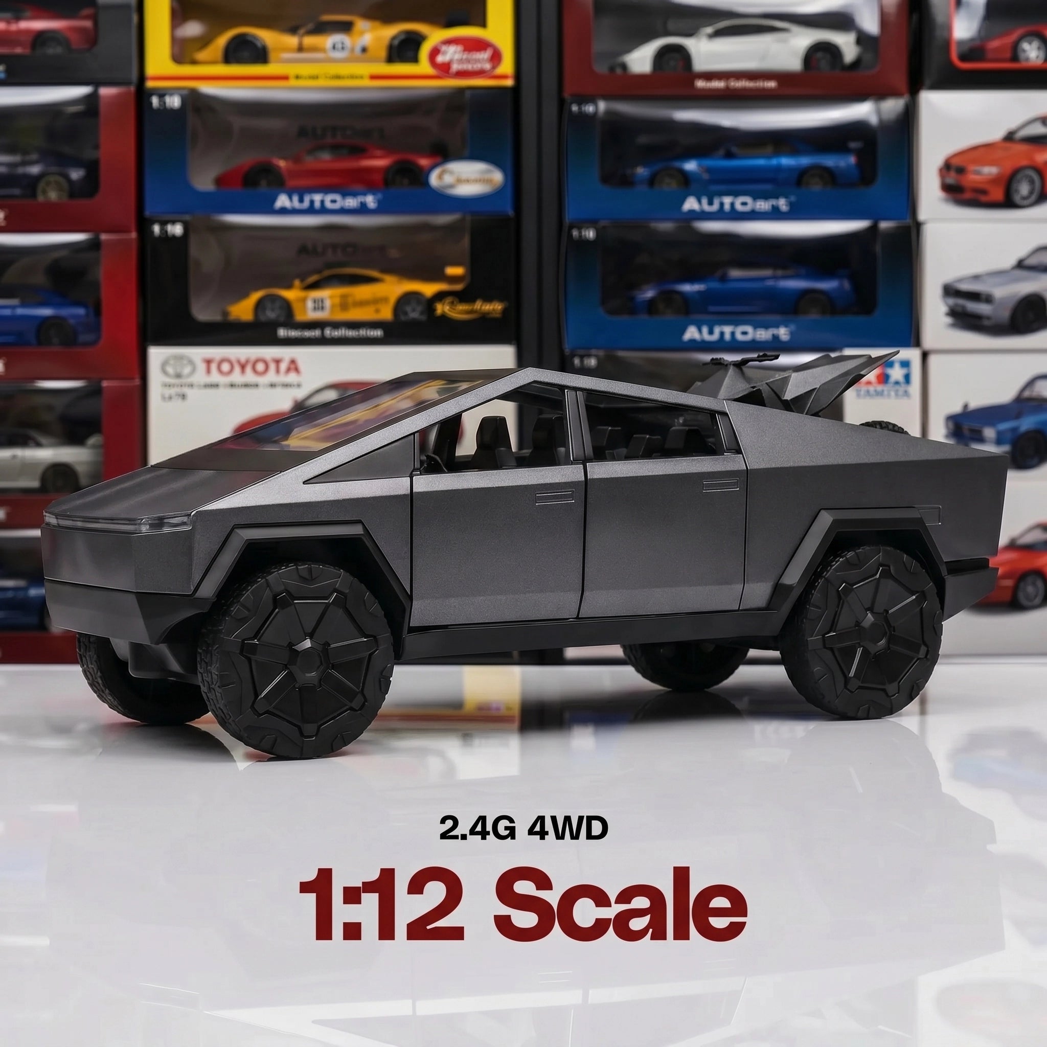 Tesla Cybertruck | 1:24 Collector Die-Cast | Grey Finish