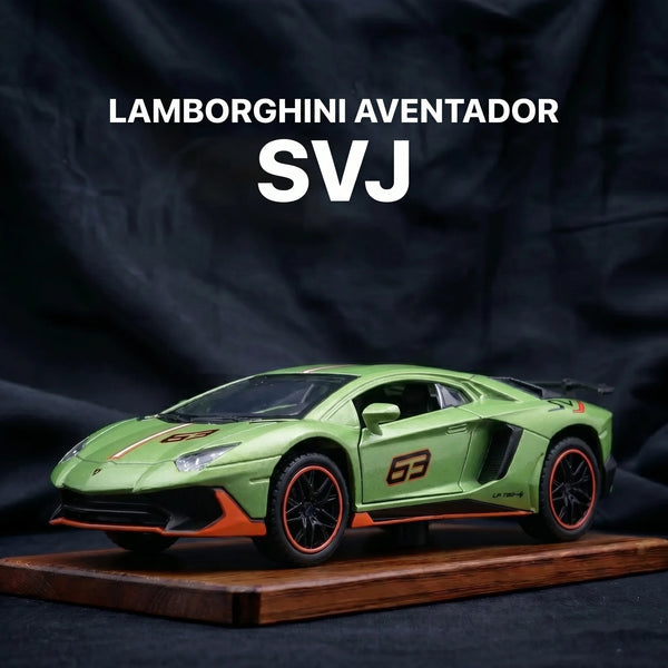 Lamborghini Aventador SVJ | 1:24 Collector Die-Cast | Mantis Green Finish