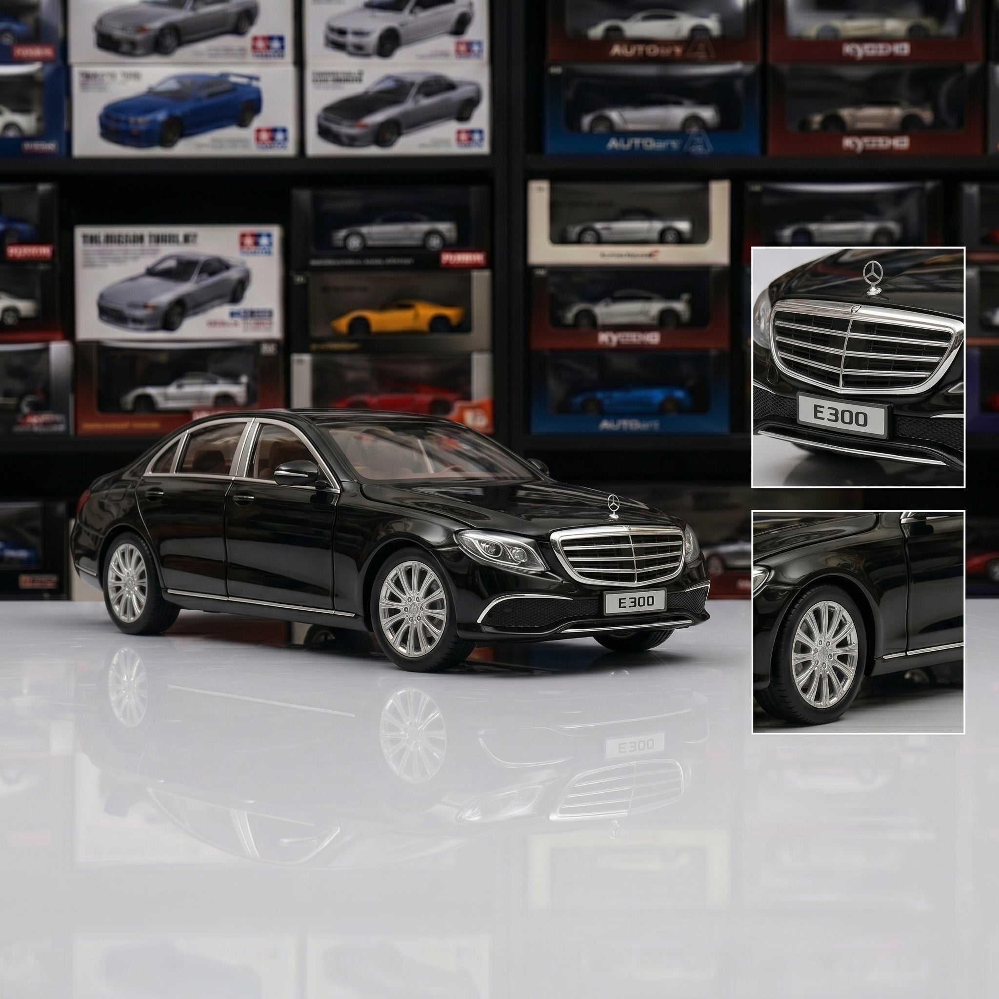 E300 | 1:24 Collector Die-Cast | Black Finish