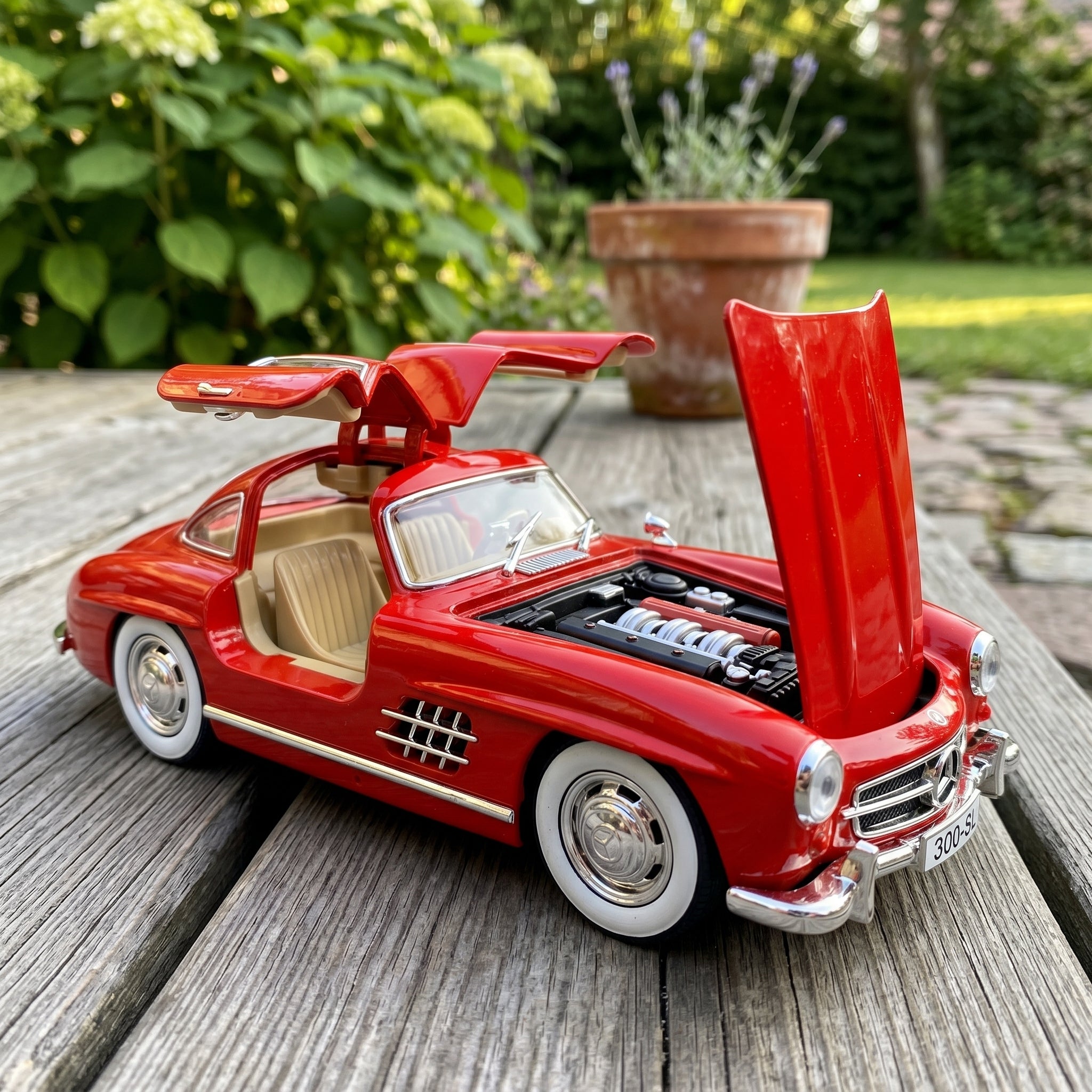 Mercedes 300 SL Gullwing | 1:24 Collector Die-Cast | Red Finish