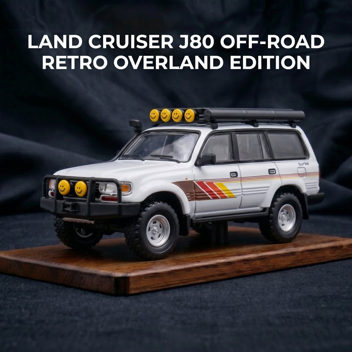 Land Cruiser 80 Series | 1:24 Collector Die-Cast | White Finish