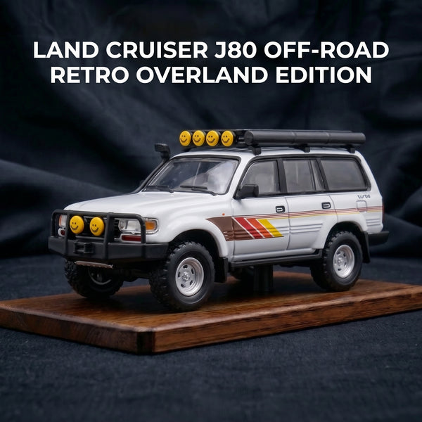 Land Cruiser 80 Series | 1:24 Collector Die-Cast | White Finish