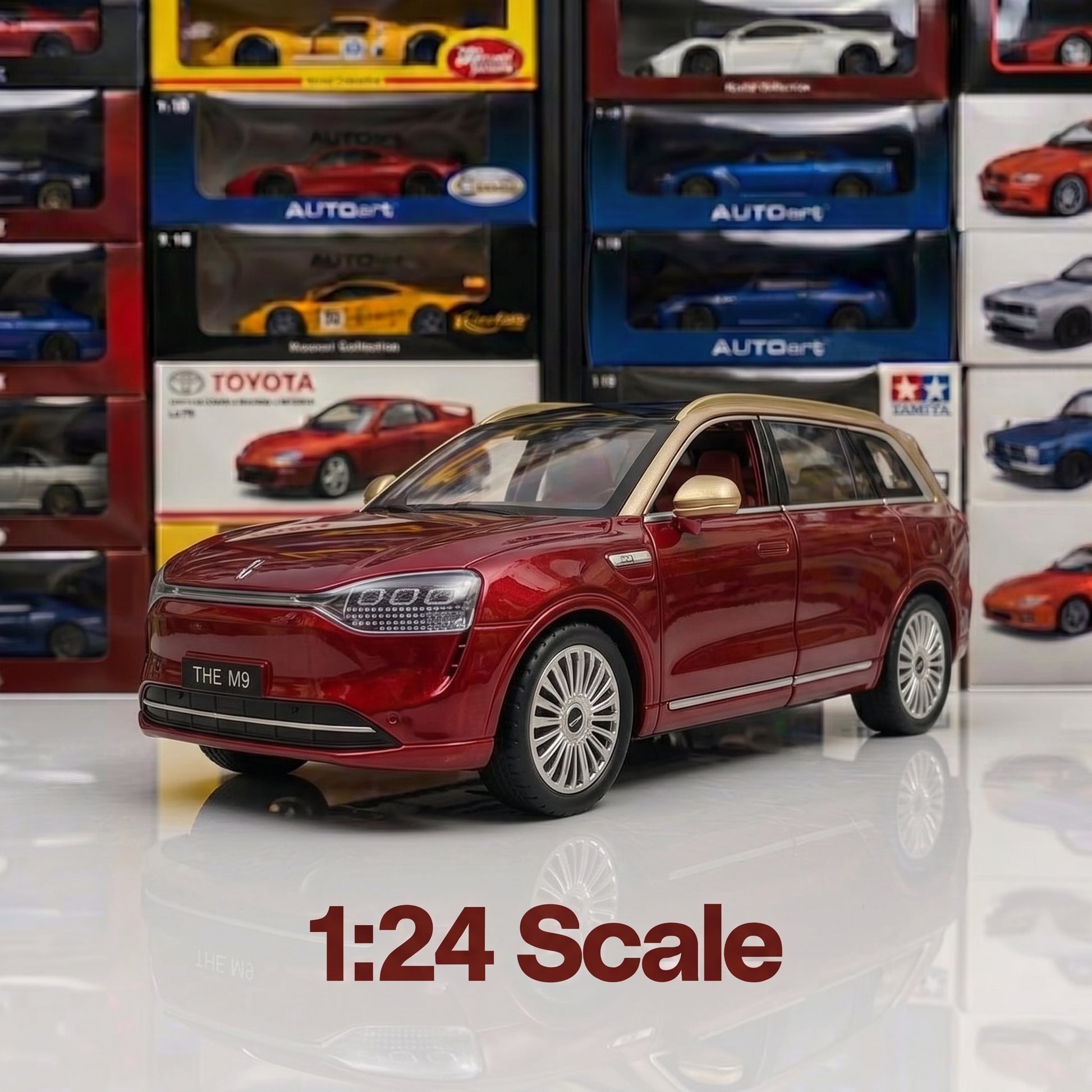 Aito M9 | 1:24 Collector Die-Cast with Remote | Red Finish