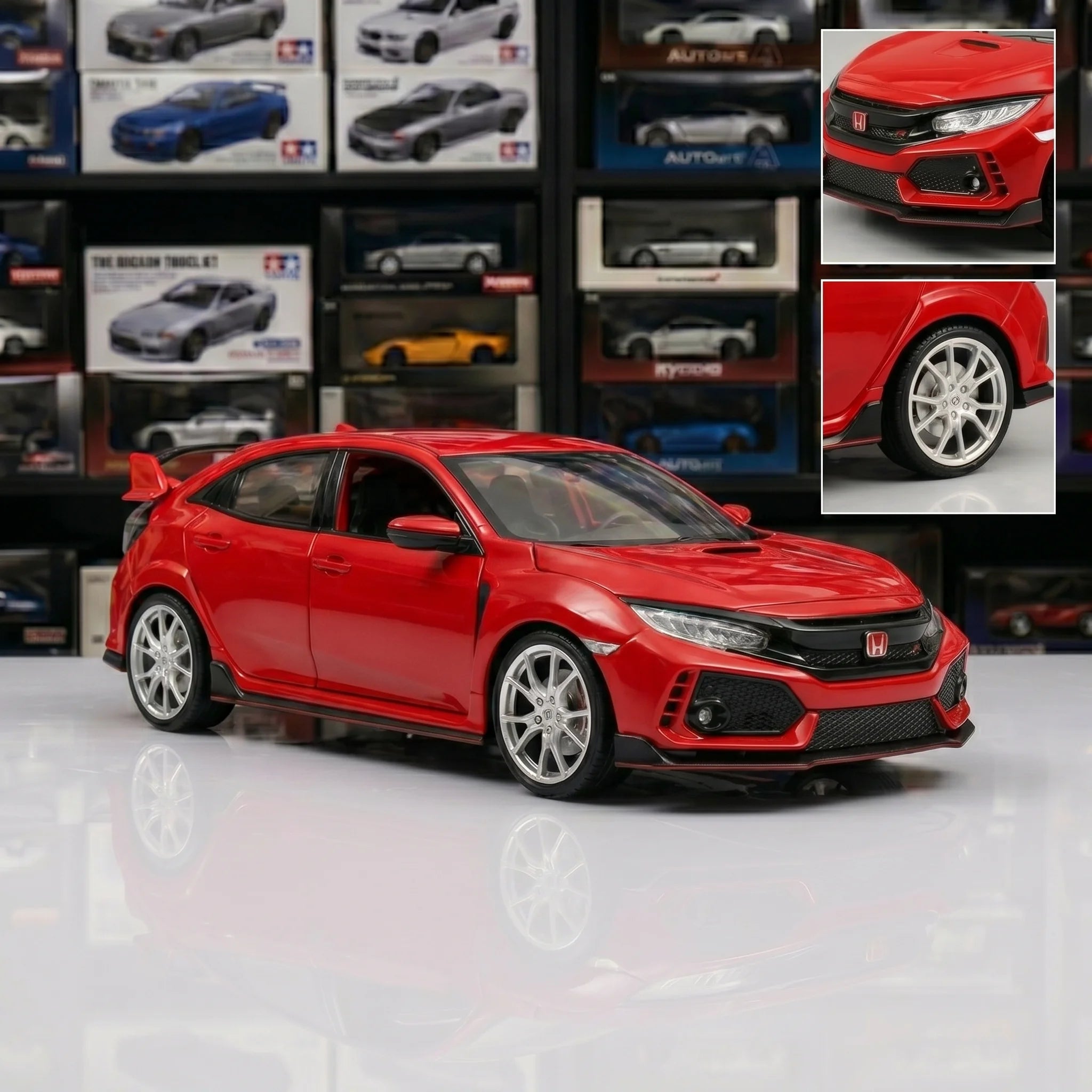 Civic Type R | 1:24 Collector Die-Cast | Red Finish