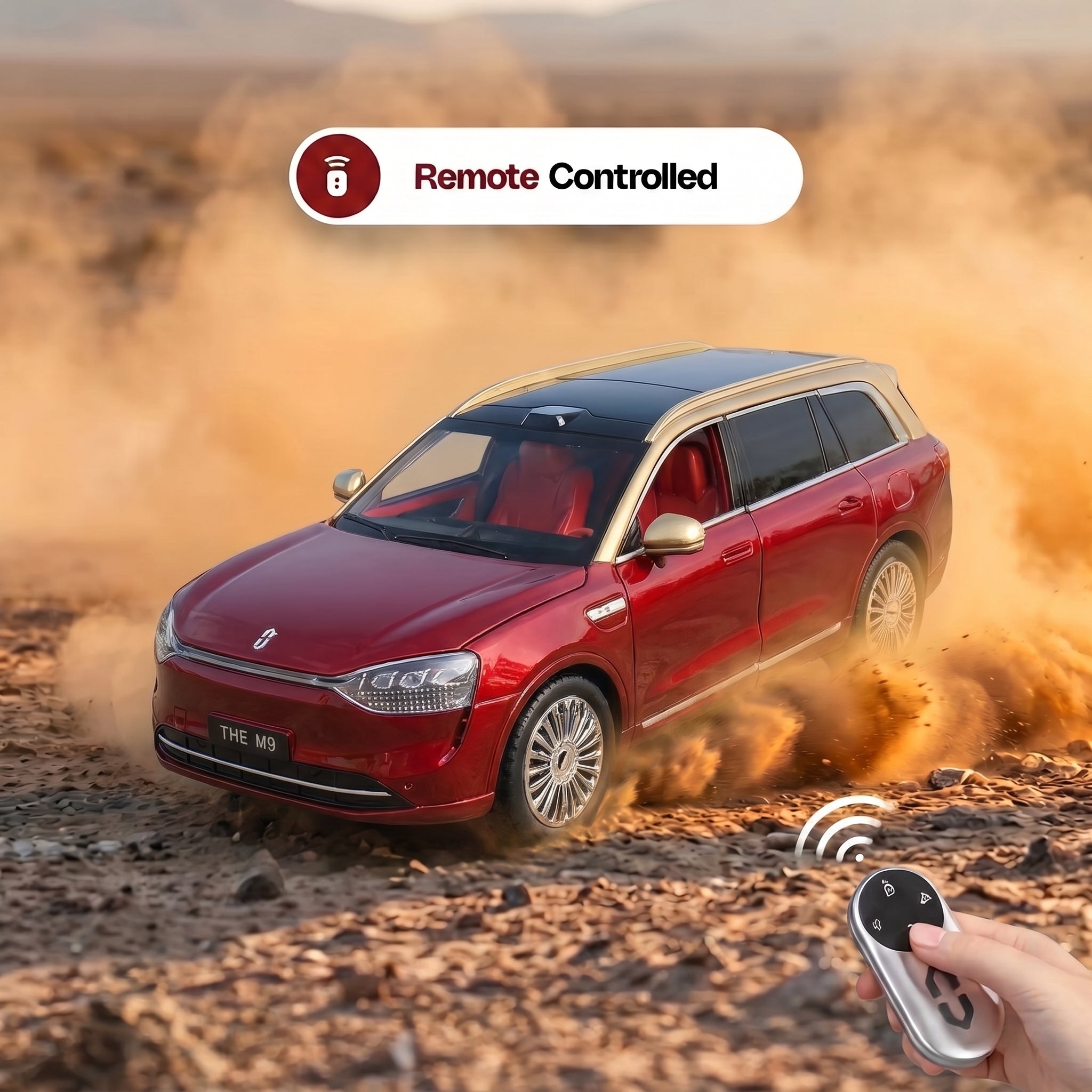 Aito M9 | 1:24 Collector Die-Cast with Remote | Red Finish