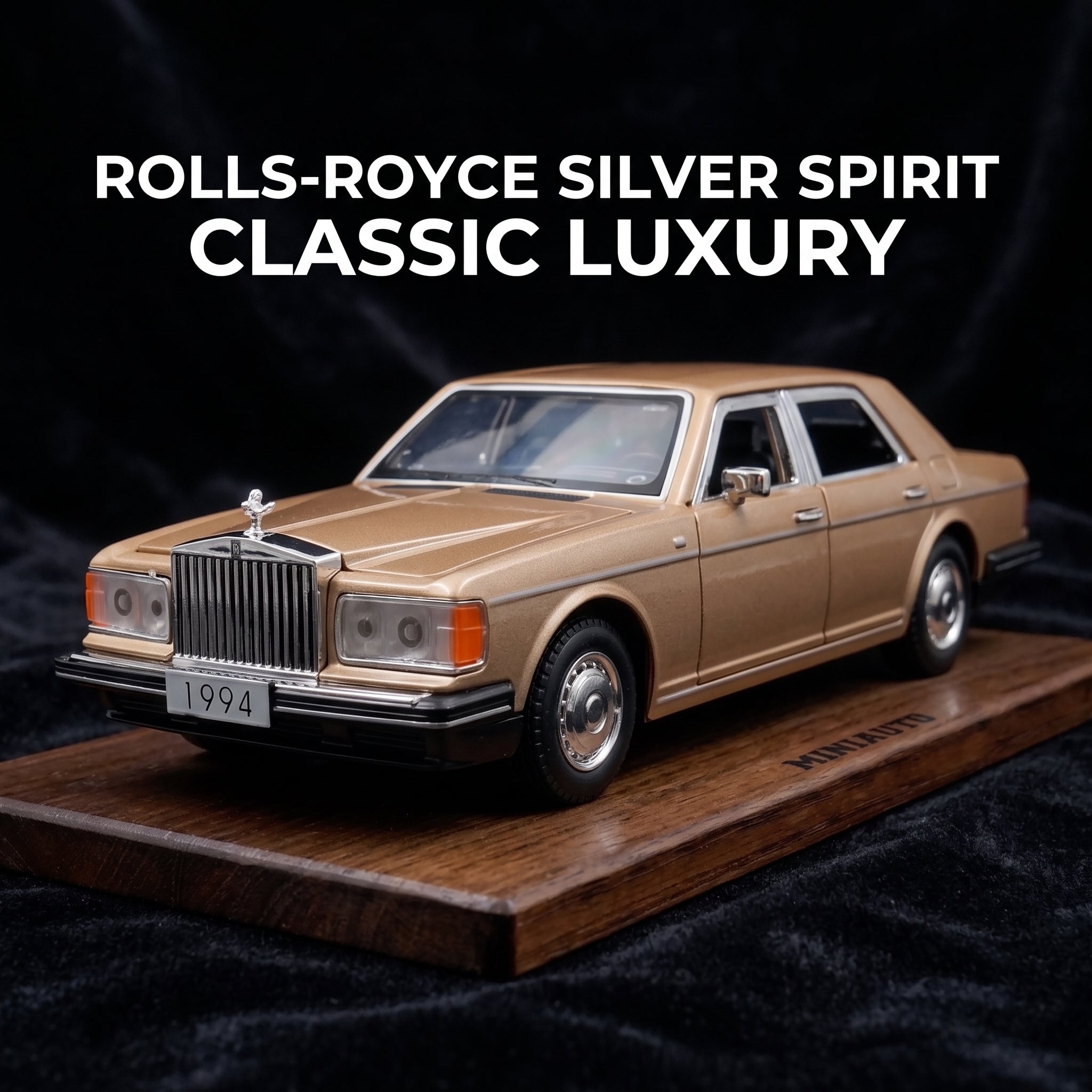 1994 Rolls-Royce | 1:32 Collector Die-Cast | Champagne Gold Finish