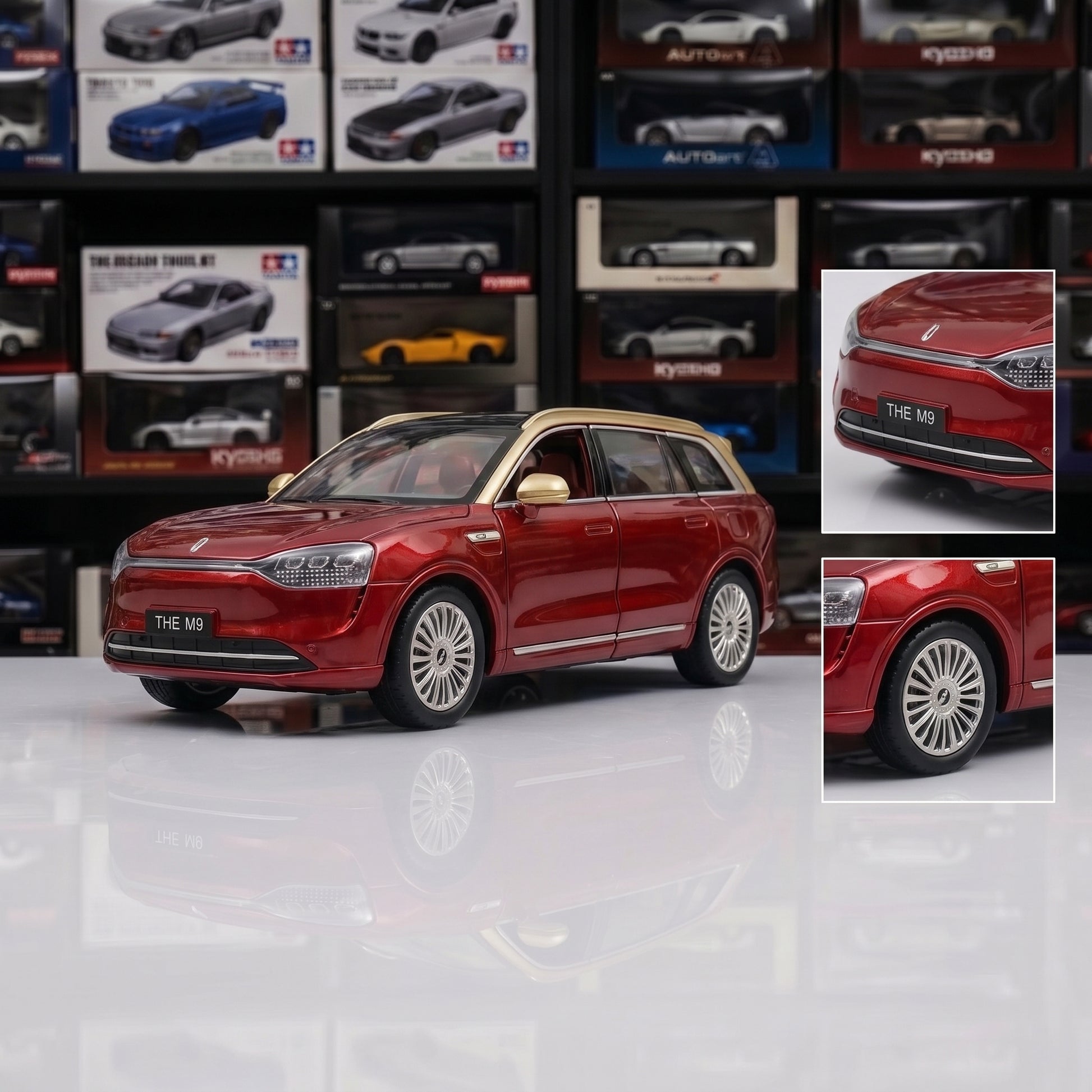 Aito M9 | 1:24 Collector Die-Cast with Remote | Red Finish
