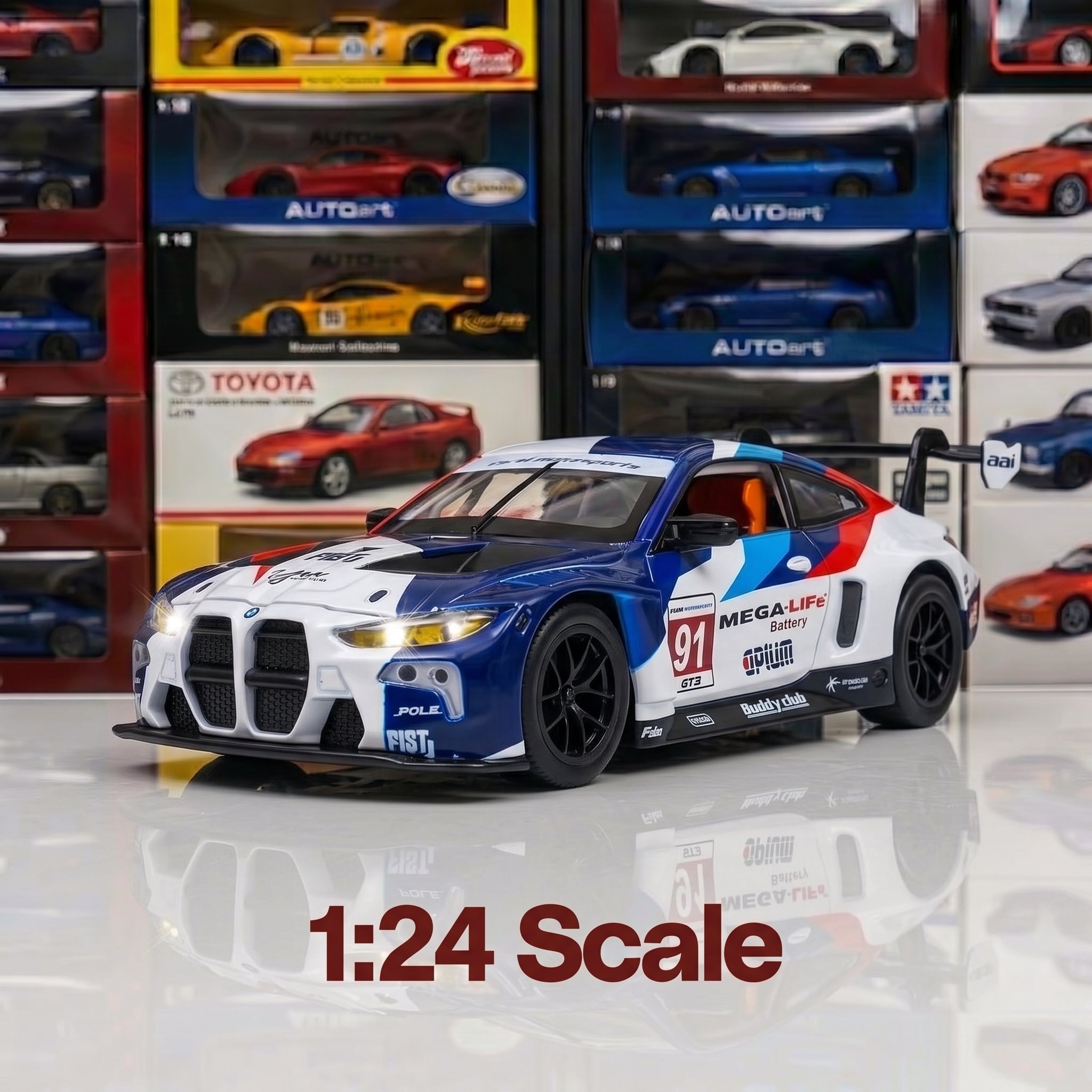 BMW M4 GT3 EVO | 1:24 Collector Die-Cast | Race Livery Finish