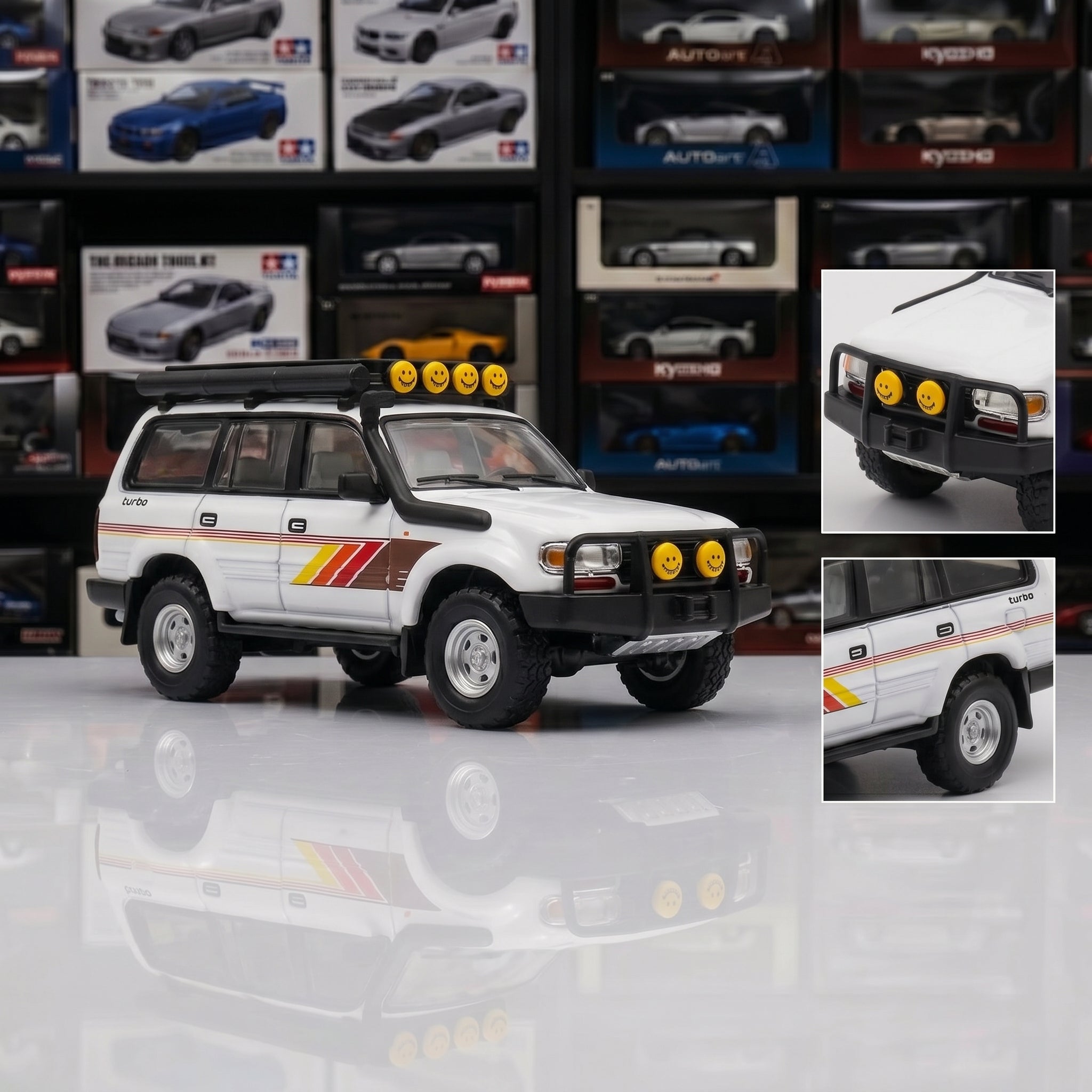 Land Cruiser 80 Series | 1:24 Collector Die-Cast | White Finish