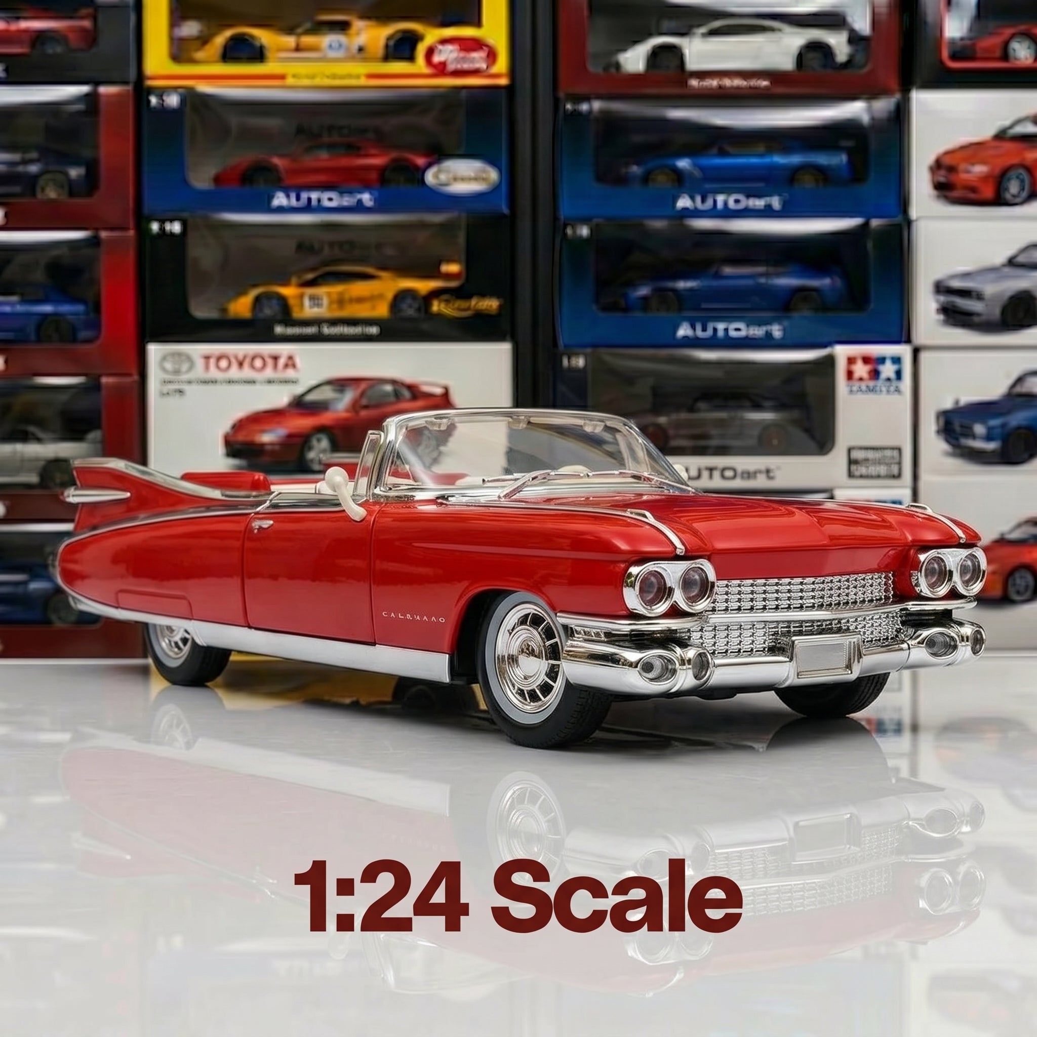Cadillac Eldorado | 1:24 Collector Die-Cast | Red Finish