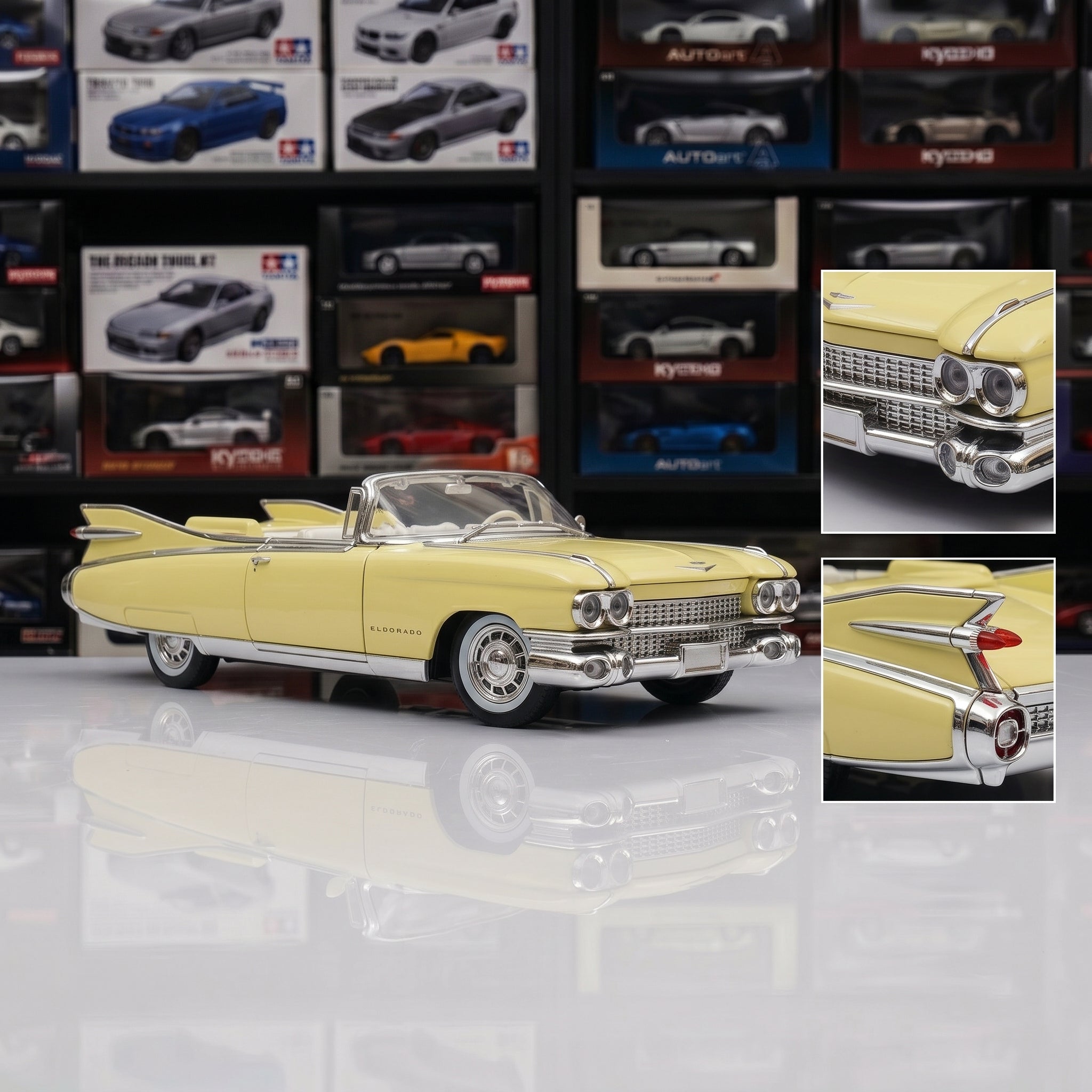 Cadillac Eldorado | 1:24 Collector Die-Cast | Yellow Finish