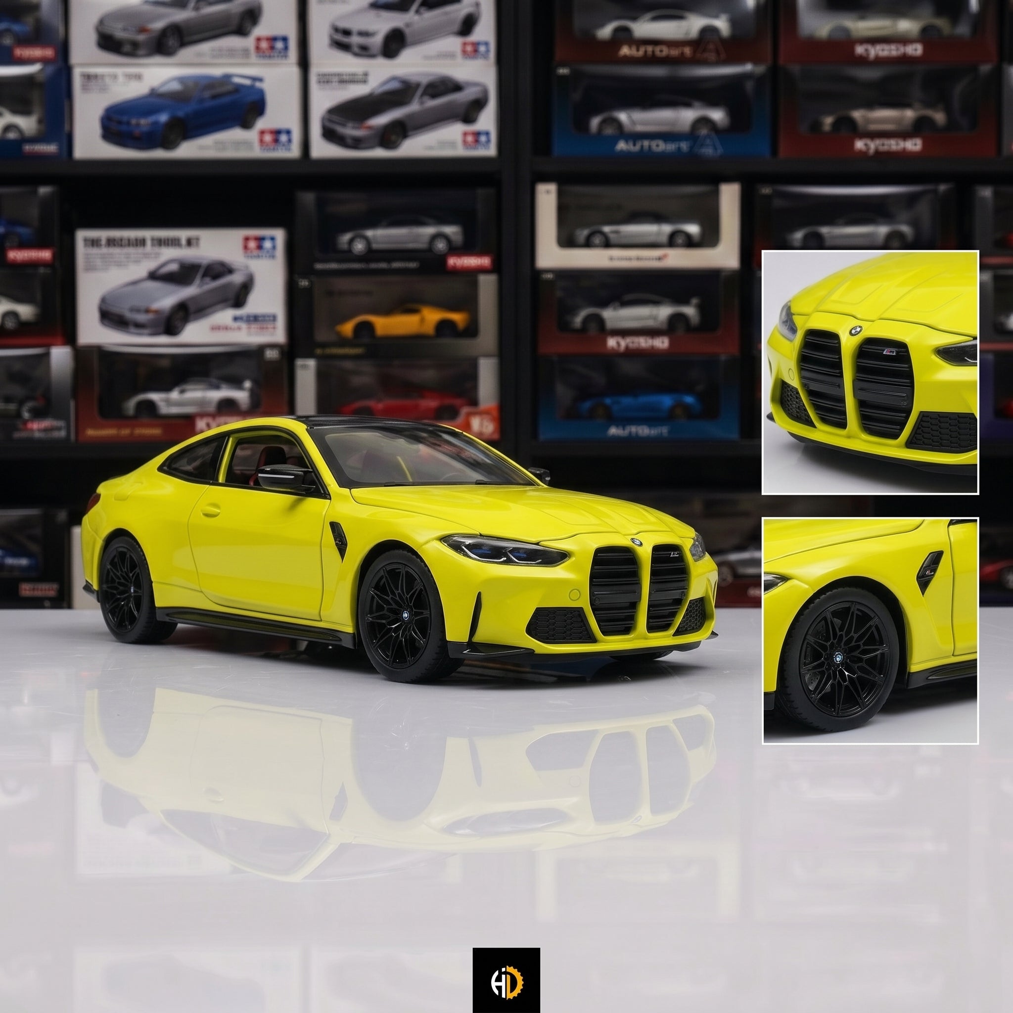 BMW M4 G82 | 1:24 Collector Die-Cast | Yellow Finish
