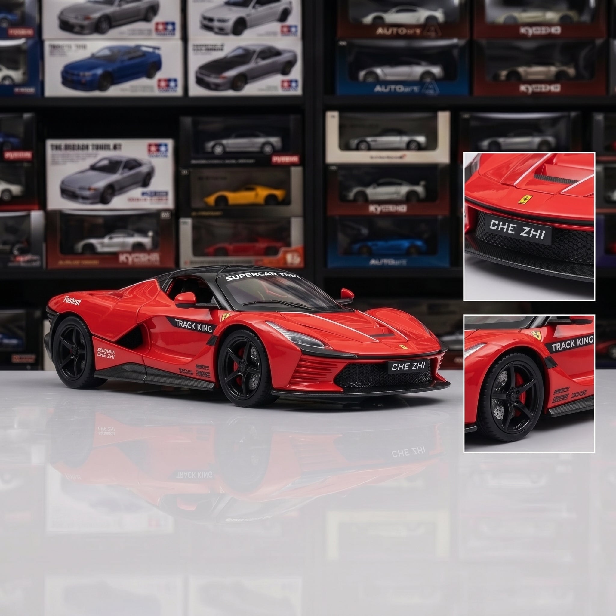 Ferrari Daytona | 1:22 Collector Die-Cast | Red Finish
