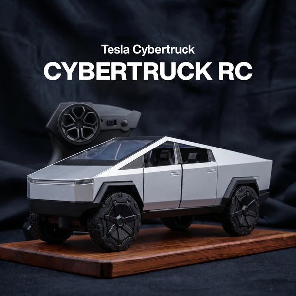Tesla Cybertruck | 1:24 Collector Die-Cast | Silver Finish